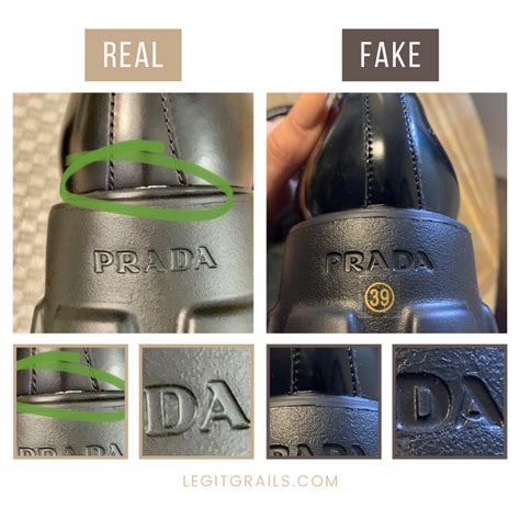 how to identify Prada shoes